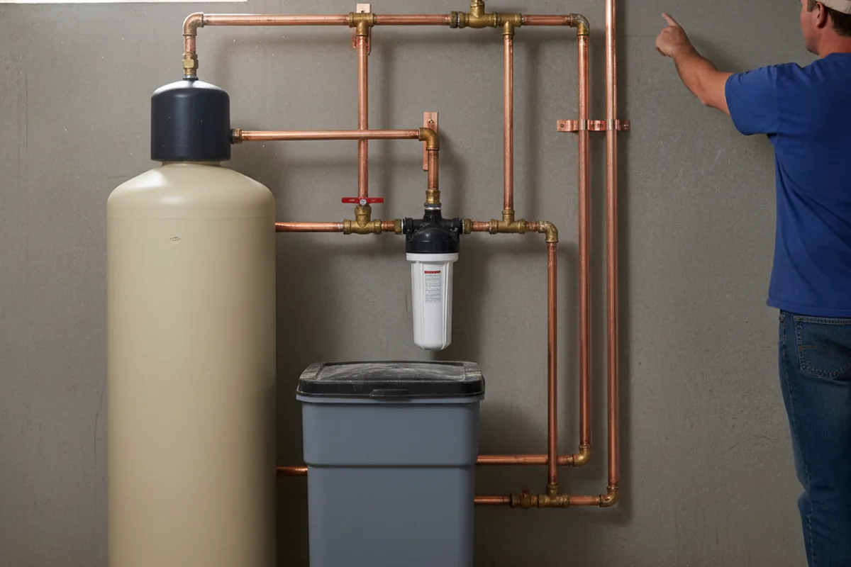 Whole-house water treatment system installed in Reseda